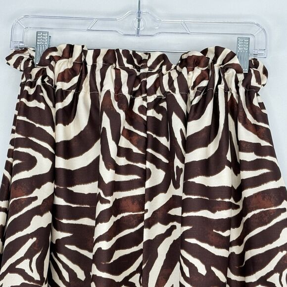 Madison Italy Maxi Skirt Women’s Size S/M Flare Elastic Waist Animal Print - Picture 11 of 11